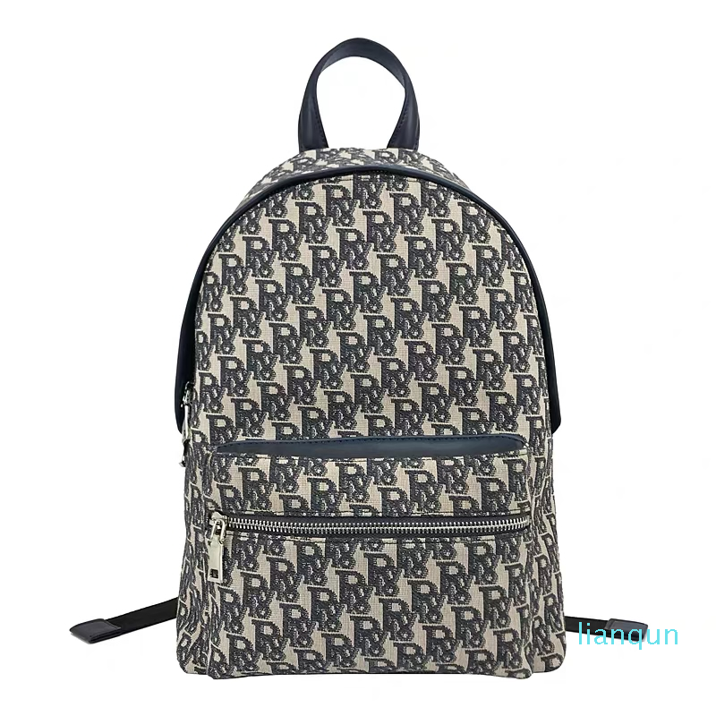 

Oblique printed men's canvas messenger shoulder Pack school bag nylon linen high-quality large-capacity backpack unisex outdoor travel met, Make up the freight