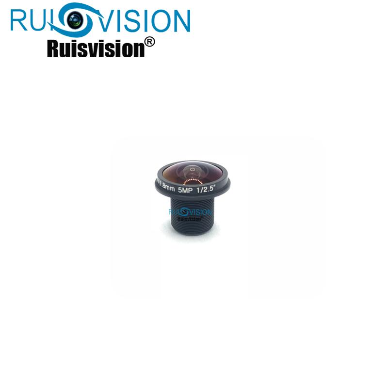 

5MP Pixel 1.8mm Fisheye Lens CCTV Camera IR M12 With 650nm Filter Not Inductive Infrared