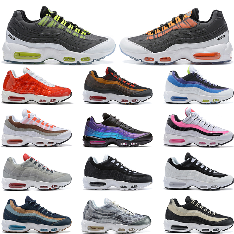 

NYC Taxi mens women 95s running shoes Airmaxs Chlorine Blue KIM JONES Yin Yang triple black white neon Cork Laser Fuchsia designer trainers sports sneakers, A#38 40-46 greedy (4)