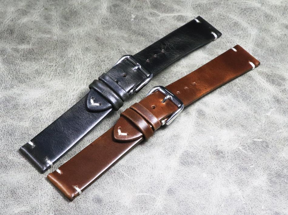 

Watch Bands 18 19 20 21 22mm Thin Section Oil Wax Genuine Leather Belt Handmade Accessories Strap Band Men Cowhide Watchbands