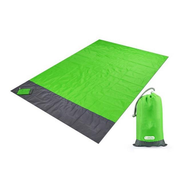 

Carpets Portable Picnic Mat Waterproof Pocket Beach Lightweight Camping Ground Outdoor Blanket Sand 2mx2.1m Mattress Pad, Yellow