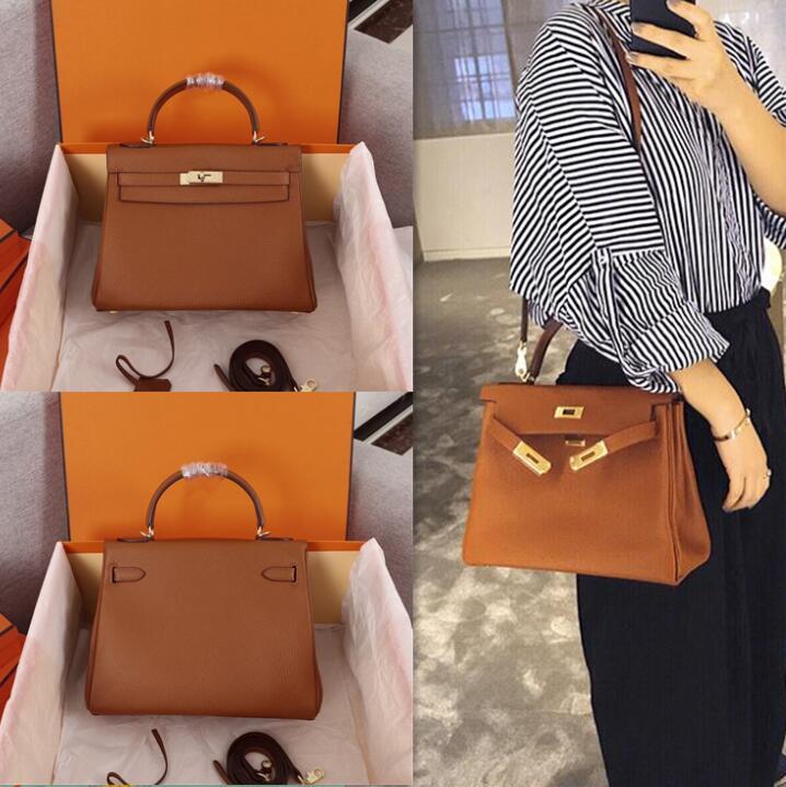 

Ladies Multicolor Classic 25cm 28cm 32cm Bag Totes Women's Designer Brand Handbag Fashion High Quality Lychee Pattern Genuine Leather, More colors