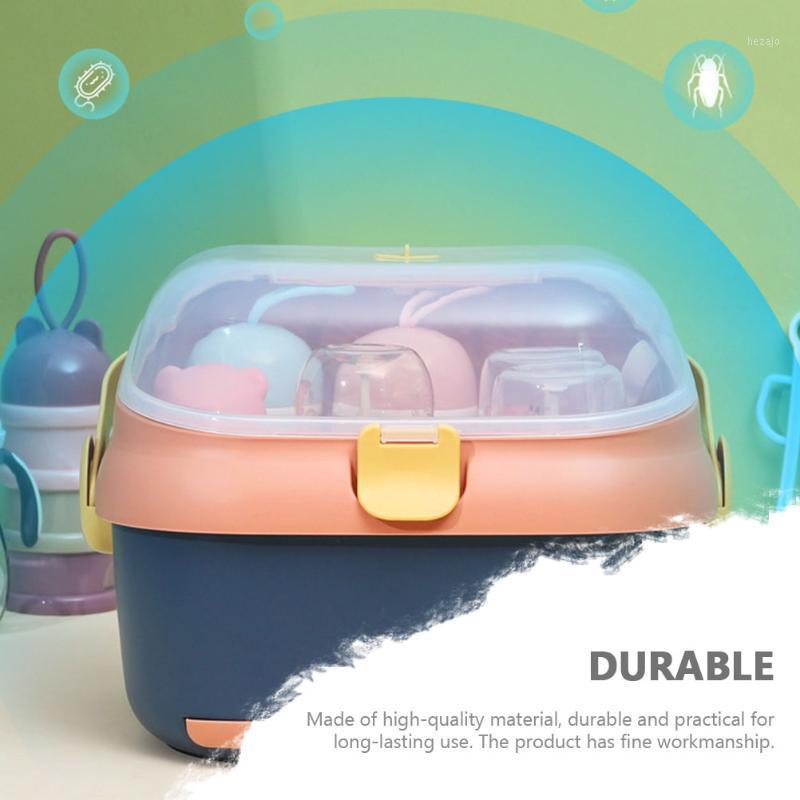 

Storage Bottles & Jars 1Pc Baby Bottle Drying Holder Nursing Sealed Box