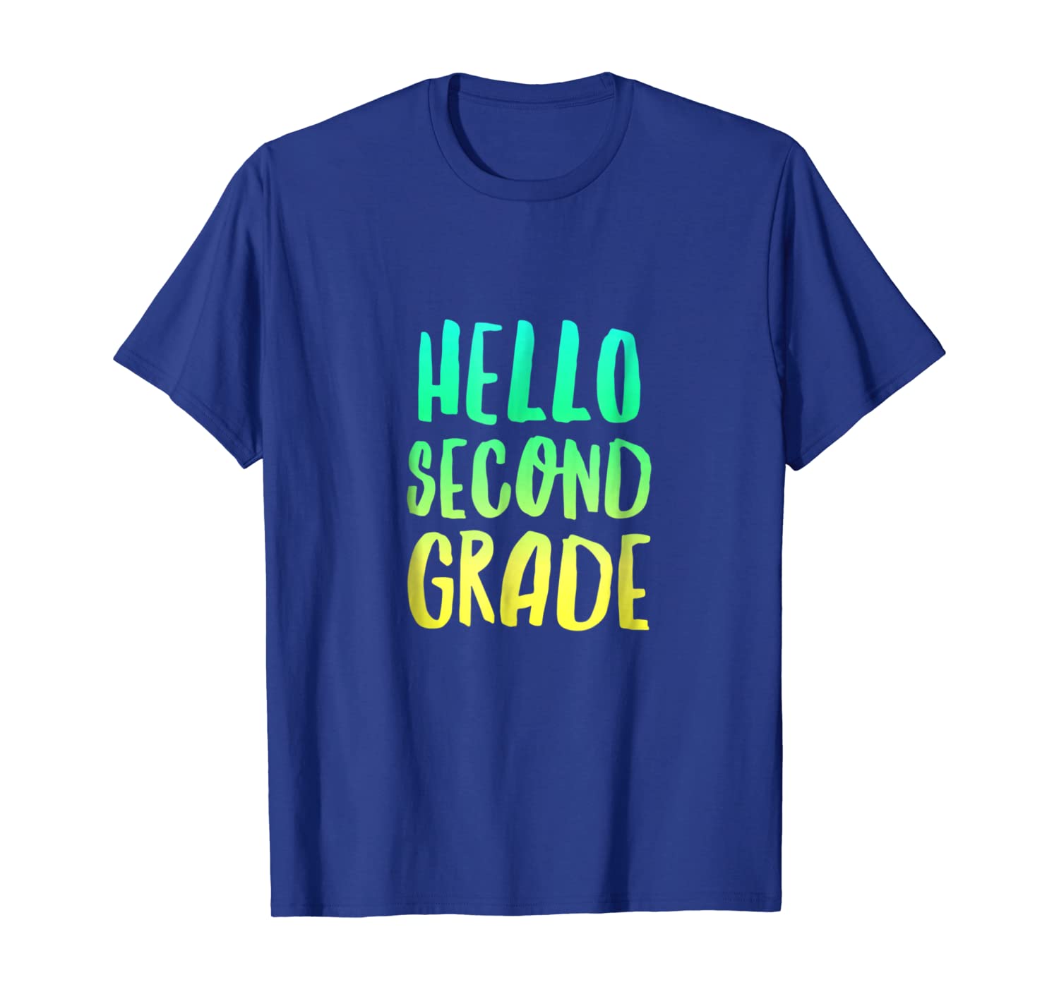 

Hello 2nd Grade Shirt Gift Back To School Tshirt Girls Boys, White;black