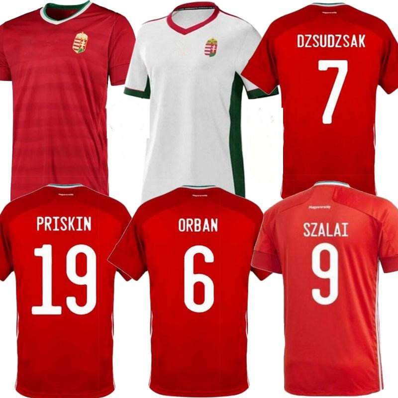 

2021 Hungary soccer jerseys national team HOME red Dominik Szoboszlai Puskás Willi Orban Tamás Kadar 2022 AWAY Men+Kids football shirts uniform