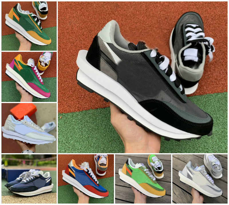 

Sacais Undercover Bright Citron Mens Running Shoes Orange Blaze Vaporwaffle Sport Fuchsia Royal Red Dark Iris Nylon Sesame Black White Green Gusto sneakers trainer, Bubble package bag
