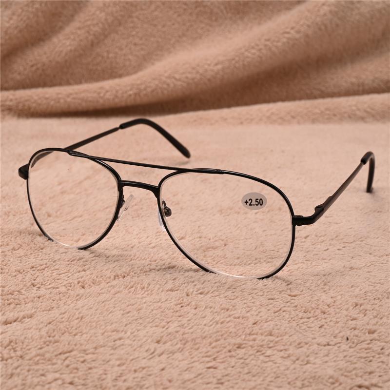 

Sunglasses Vazrobe Reading Glasses 1.25 1.75 2.25 +125 175 225 250 Male Read Spectacles Aviation-shape Women Magnify Eyeglasses, White;black