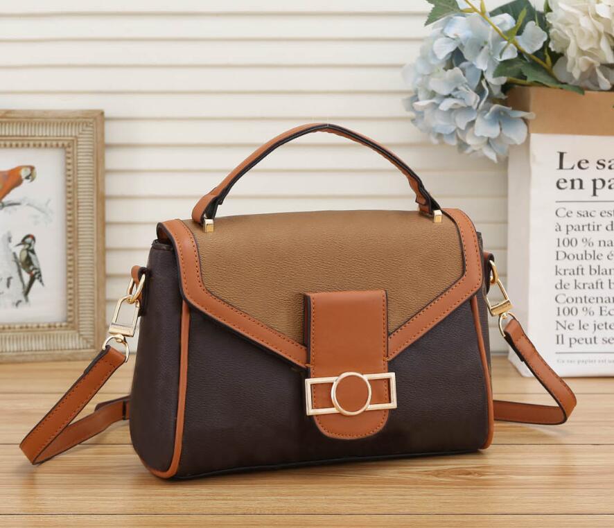 

Womens bag luxurys designers bags Handbags purses Shoulder Crossbody Bucket women Original Brand Fashion real genuine Leather top quality Classic printed letter, Old flower black