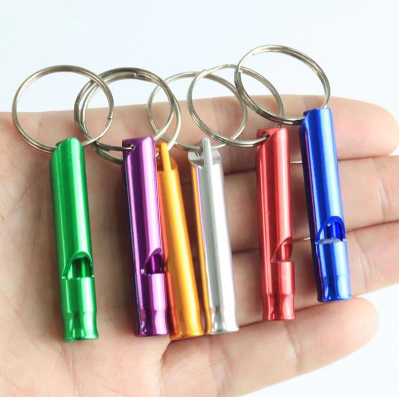 

Gadgets And Sports & Outdoorsaluminum Emergency Survival Keychain For Cam Hiking Outdoor Sport Edc Tools Mtifunctional Training Whistle Drop