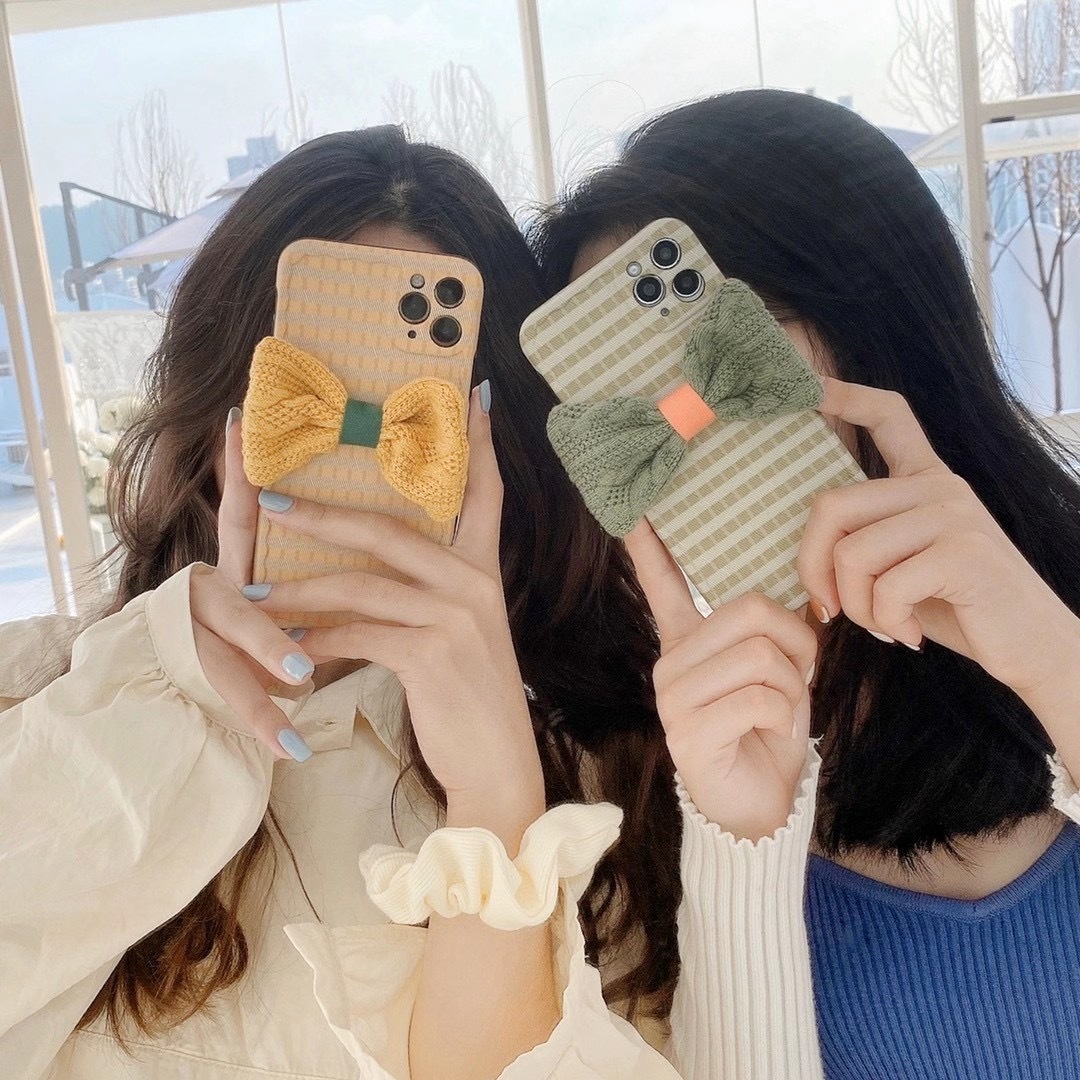 

Bow Knot Cell Phone Cases Soft Full Phones Cover for Iphone 12 11 Pro Max 97138