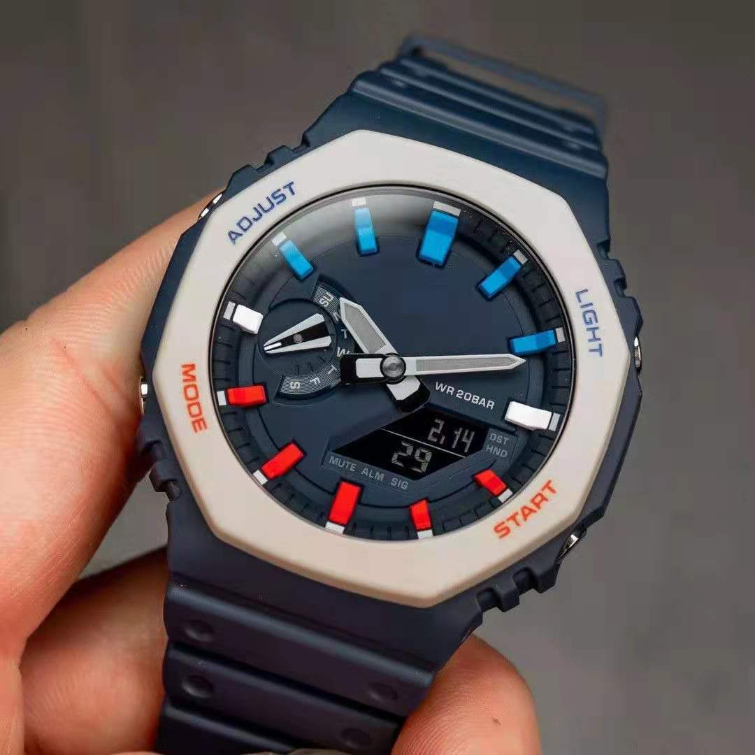 

High Quality Men's watches Quartz Ga2100 Watch Cold Light Digital LED Watch For Male All Functions Can Be Operated