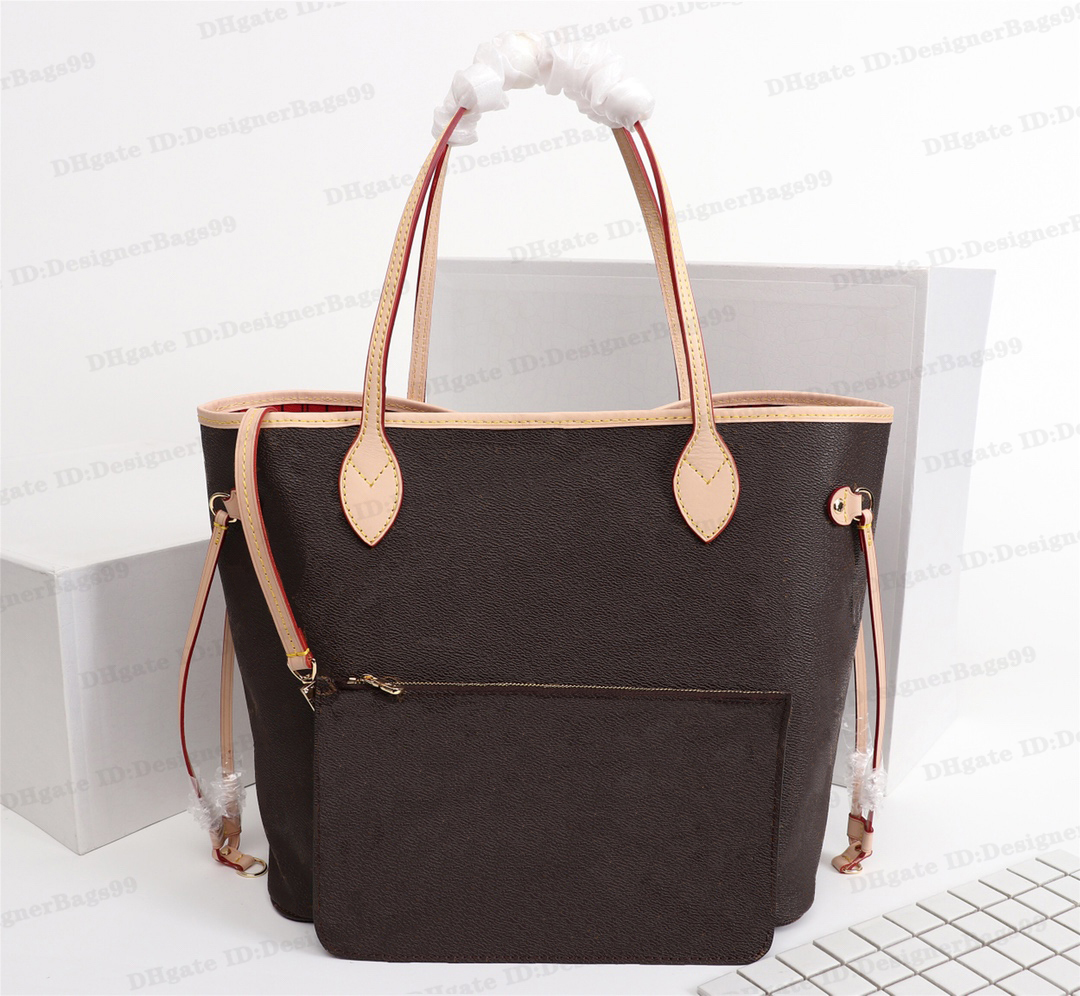 

Vintage Designers Handbag Women Shopping Bags Casual Large Capacity Hnadbags Fashion Ladies Shoulder Tote Bag 2 Piece/Set With Clutch Wallet, No bsga