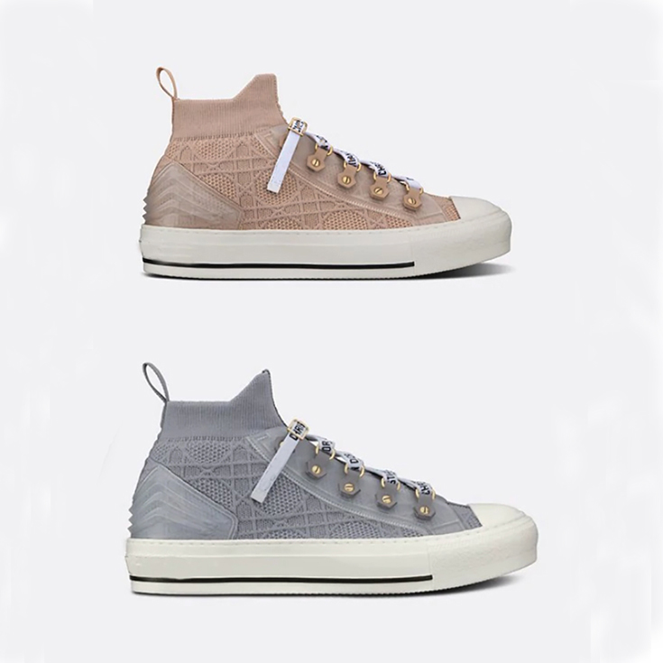

2021 Luxury Designer Oblique Arrival Women Walking Sneaker Pink Bule High-top Technical Mesh Sneakers Classic Platform Causal Shoes Grils Lace-up Trainers With Box, Color 6