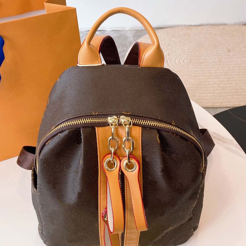 

TOP luxurys Designers Bags Women Tote Brand Letter Embossing Genuine Leather Backpack Style With original Dust Bag 00013