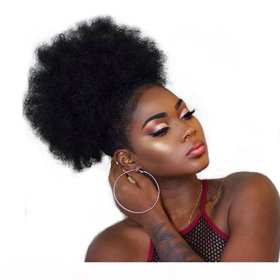 

62-388 Ponytails Virgin Human Hai Weave Bundles Unprocessed Brazillian Peruvian Indian Malaysian Cambodian Straight Body Wave 345345, Black