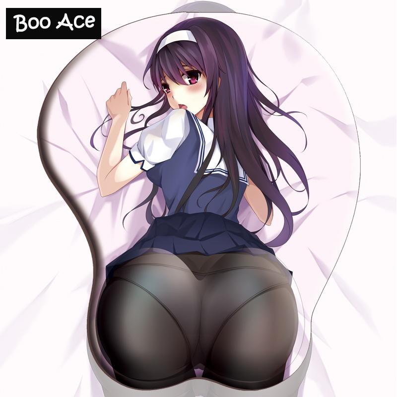 Mouse Pads & Wrist Rests Saenai Heroine No Sodate-Kata - Kasumigaoka Utaha Anime 3D Bottom Rest-image-725080758