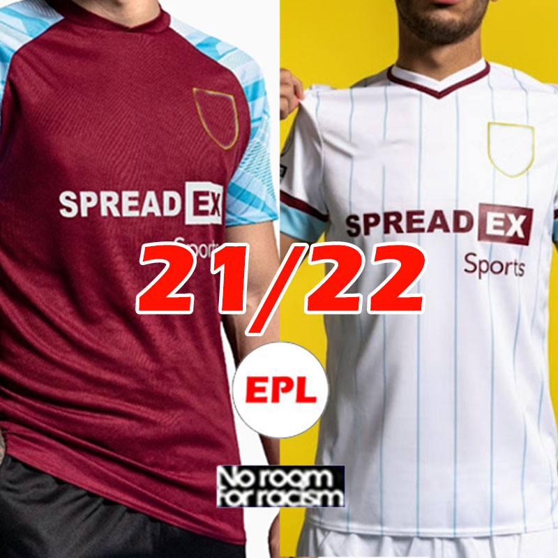 

21/22 LancA soccer jerseys FC The Clarets WESTWOOD BARNES BROWNHILL VYDRA McNEIL RODRIGUEZ jersey 2021 2022 football shirts Uniforms, 21 22 home
