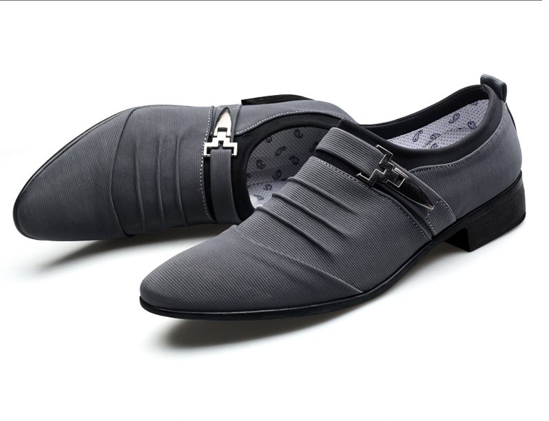 

Men Casual Shoes Slip on High Quality Male Design Loafers Flats Camisa Social Masculina Mens Dress Shoe, Blue