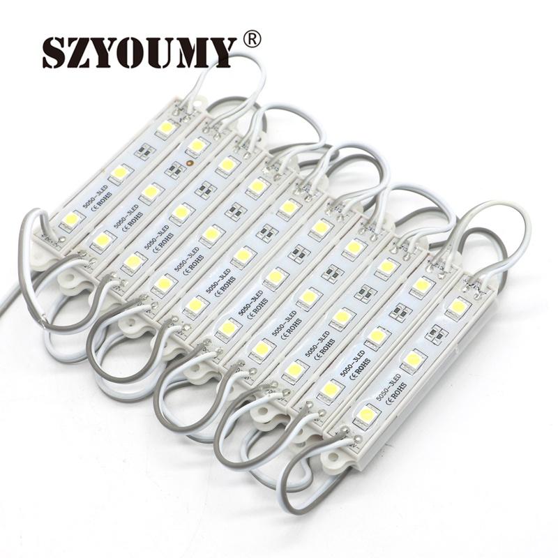 

Waterproof Led Module 3 Leds DC12V IP65 Purple Color Outdoor Channel Letter Advertising Modules