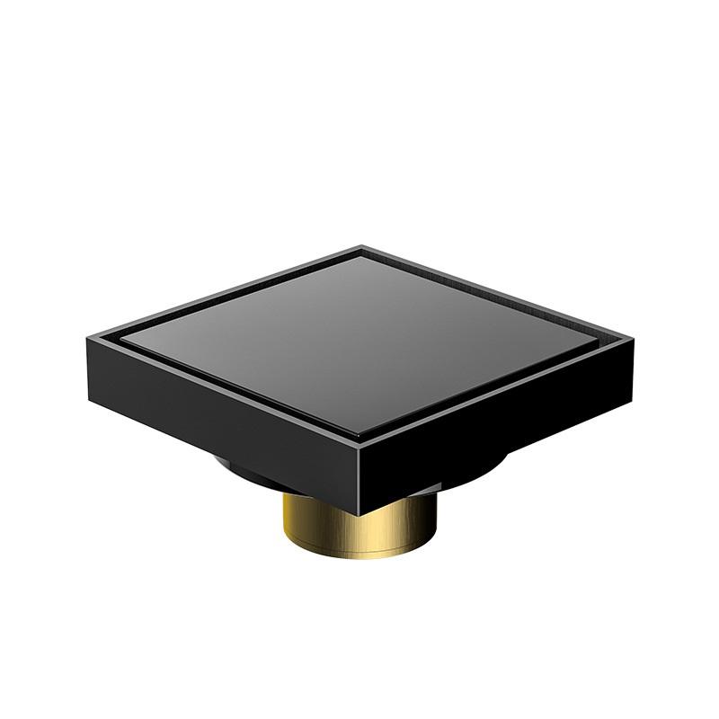 

Other Bath & Toilet Supplies Invisible Floor Drain For Bathroom Large Displacement Anti-reflow All-copper