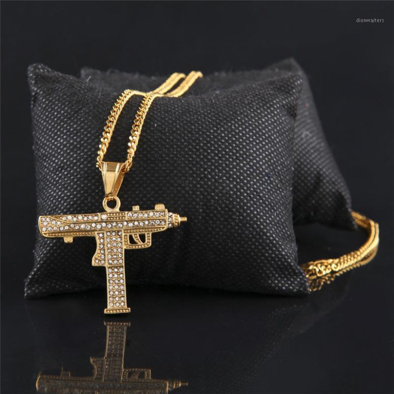 

HipHop Men Women's Gold Color Charm Pendant Cuban Chain 3035#1 Chains