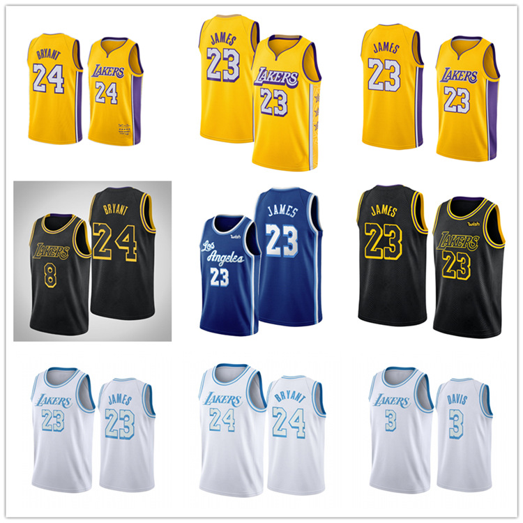 

2021 LeBron James Basketball Jerseys Los Angeles Lakers Kobe Bryant Mens Anthony 3 Davis Kyle 0 Kuzma Green, Black;red