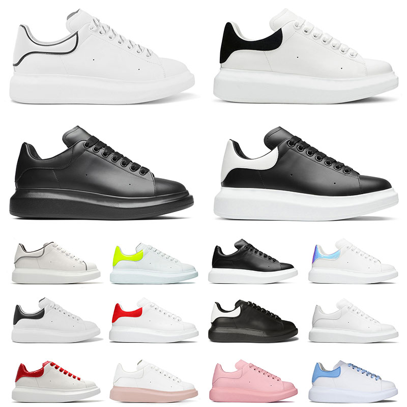 Luxury Brand Oversized Mens Womens Designer Shoes Sneakers Glitter Black Pearlscent White Reclective Suede Leather Lush Red Running Sports Trainers