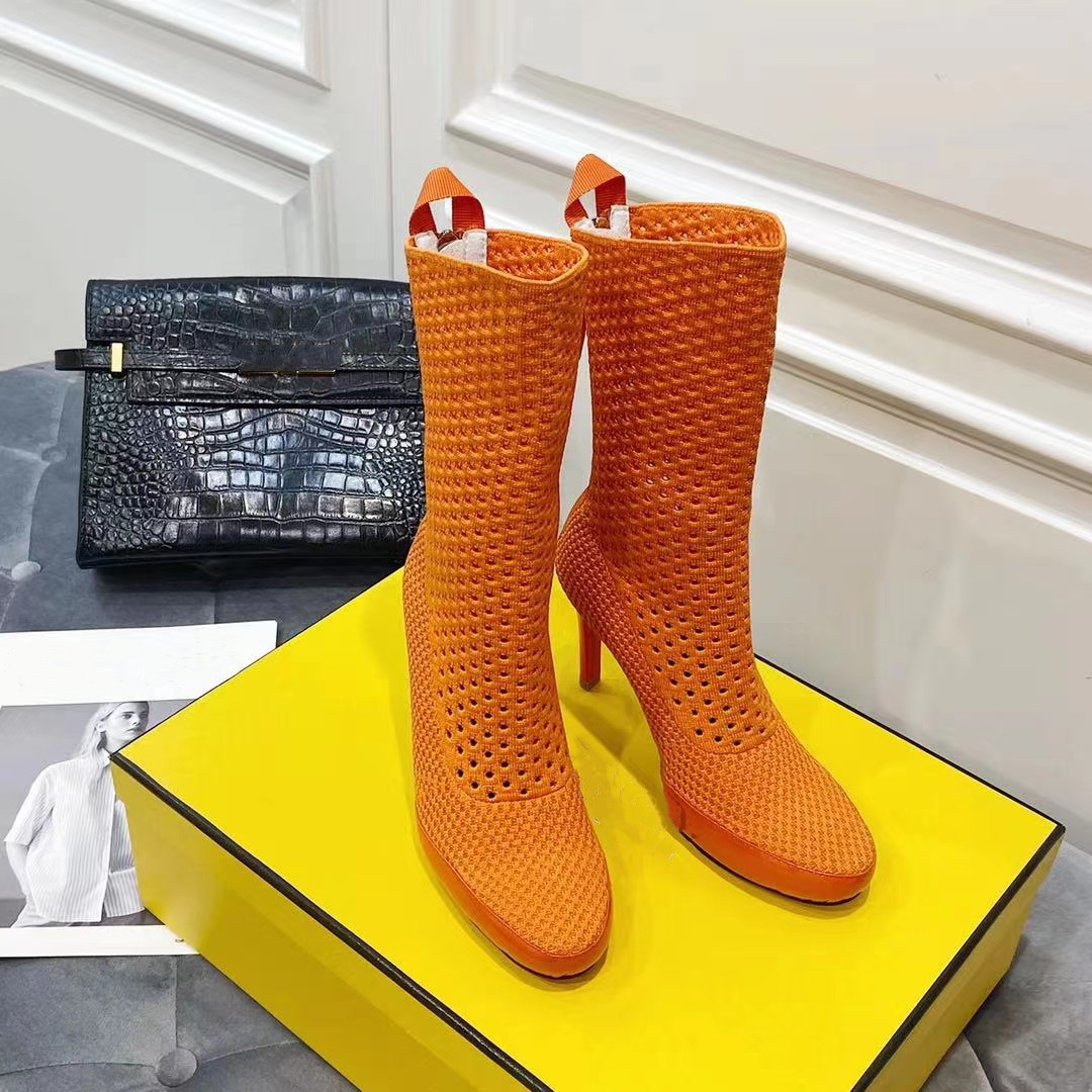 

Designer recommended the boots for spring 2021 Resilient woven material and hollow colored cowhide finish zipper back easy to slip on off, Wear stick