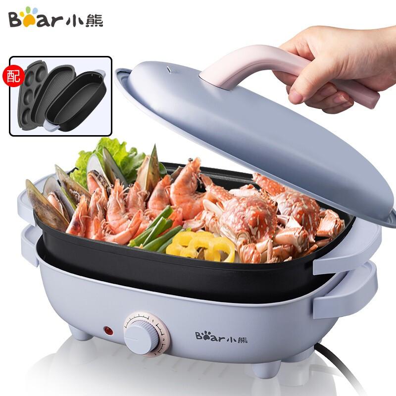 

Electric Barbecue Home Cooking Pan Frying Smokeless Electromechanical Grill Non-stick Pot DKL-B12B1 Skillets