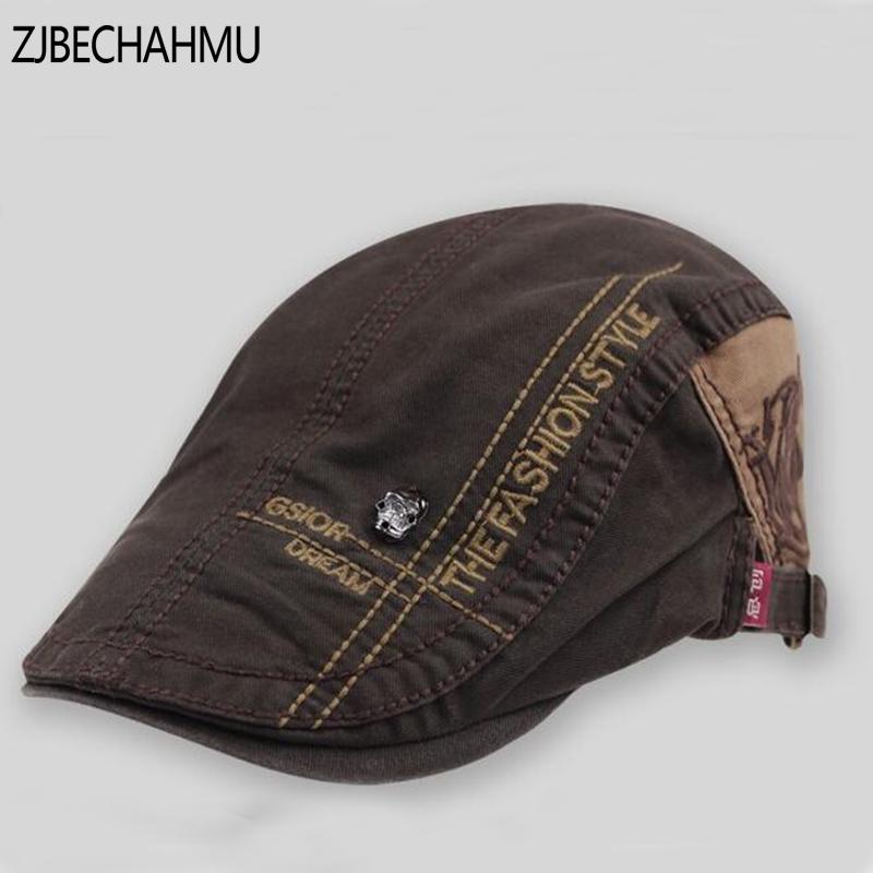 

Visors Casual Vintage Solid Letter Cotton Beret Hats Caps For Men And Women Sun Hat Planas Flat Adjustable Berets Brand, Blue;gray