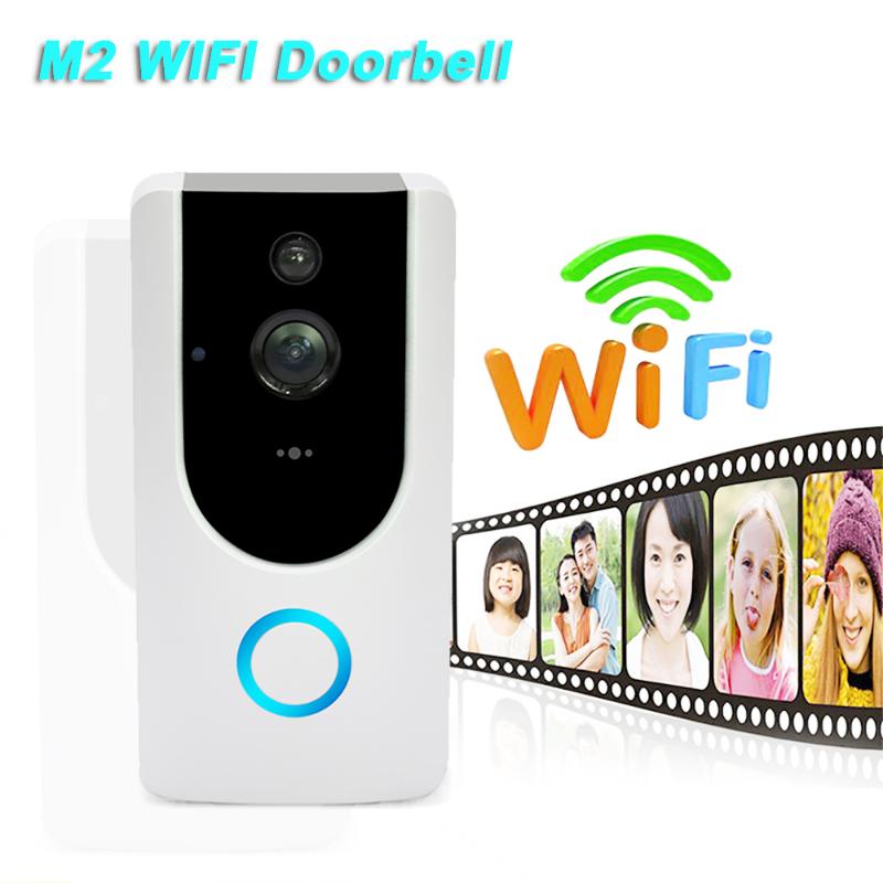 

Video Intercom WI-FI Door Phone Bell WIFI Doorbell Camera For Apartments IR Alarm Wireless Security M2 Doorbells