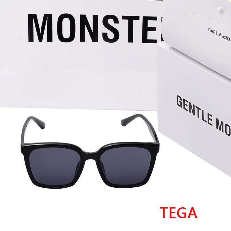 

Sunglasses Korean Design Women GM For Men Luxury Vintage Trendy Original Package TEGA Drop, White;black