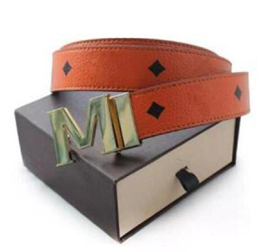 

2021 Fashion Belts Men Women Belt Big Buckle Genuine Leather Classical Tim Ceinture 3.8cm width AAA86, Black;brown