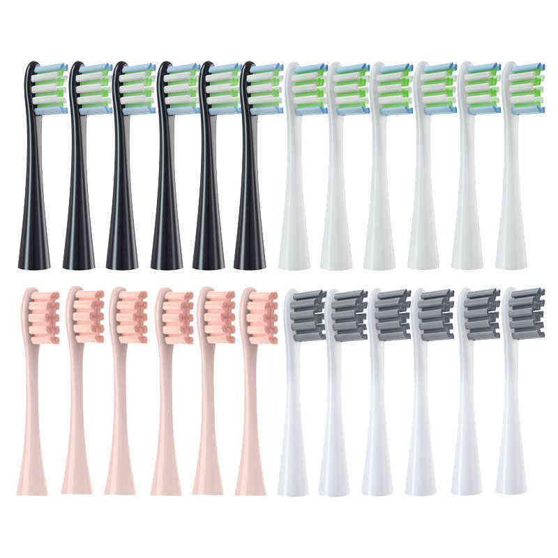 

12PCS Replacement Brush Heads For Oclean X/ X PRO/ Z1/ / One/ Air 2 /SE Sonic Electric Toothbrush DuPont Soft Bristle Nozzles 211229