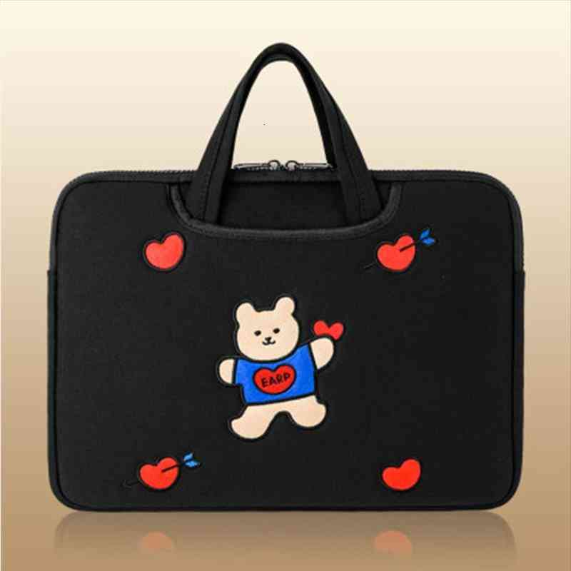 

cotton bear lapstorage bags for 11 13 inch sleeve for macbook air pro 13 15 computer handbag briefcase bag notebook