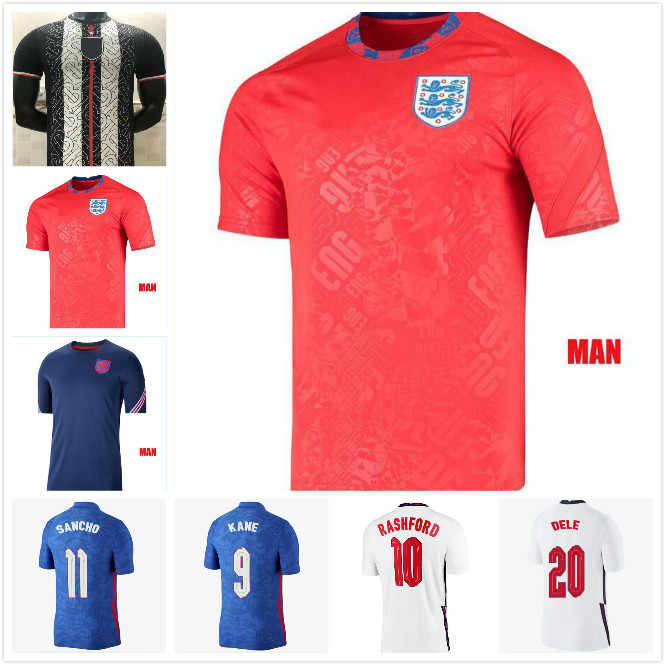 

Soccer Jersey 2021 2022 Home Away STERLING KANE RASHFORD SANCHO MOUNT ABRAHAM DELE TOP Quality 20 21 22 Football Shirt, Black;yellow