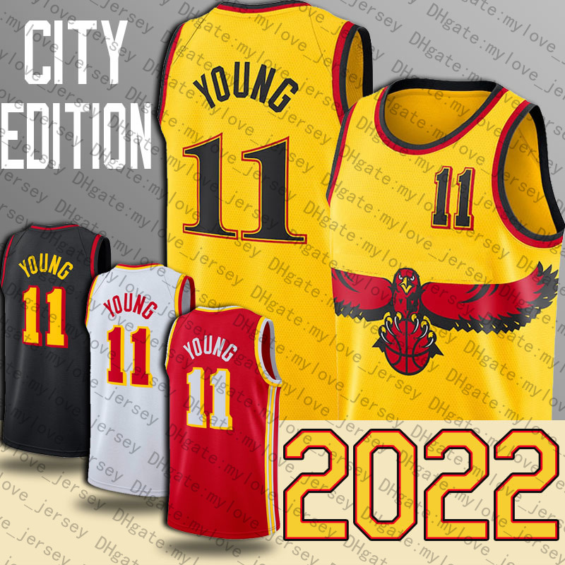 

11 5 Trae Young Dejounte Murray Basketball Jersey 2022 Dr. King Thorwback Spud 4 Webb Jerseys Tatum LaMelo Ball