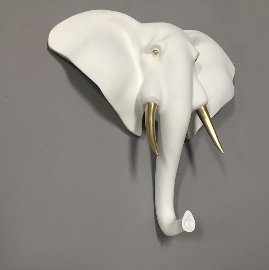 Elephant Head Wall DecorationDecorative Objects pendant living room porch TV sofa bedroom background wall-decoration-image-754111177