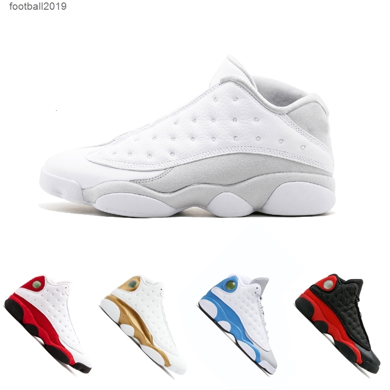 

Mens New Basketball Shoes 13 Bred True Red History Of Flight DMP Pure Money Sports Shoe Women Sneakers 13s Black Cat