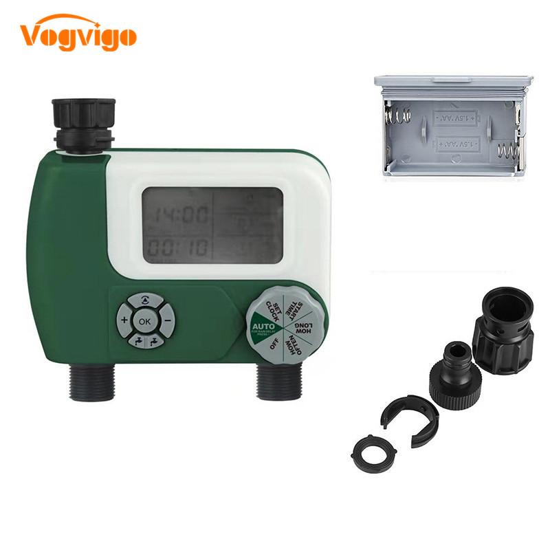 

Dual Interface Watering Timer Device Intelligent Large Screen Digital Display Irrigation Tool Garden Equipments