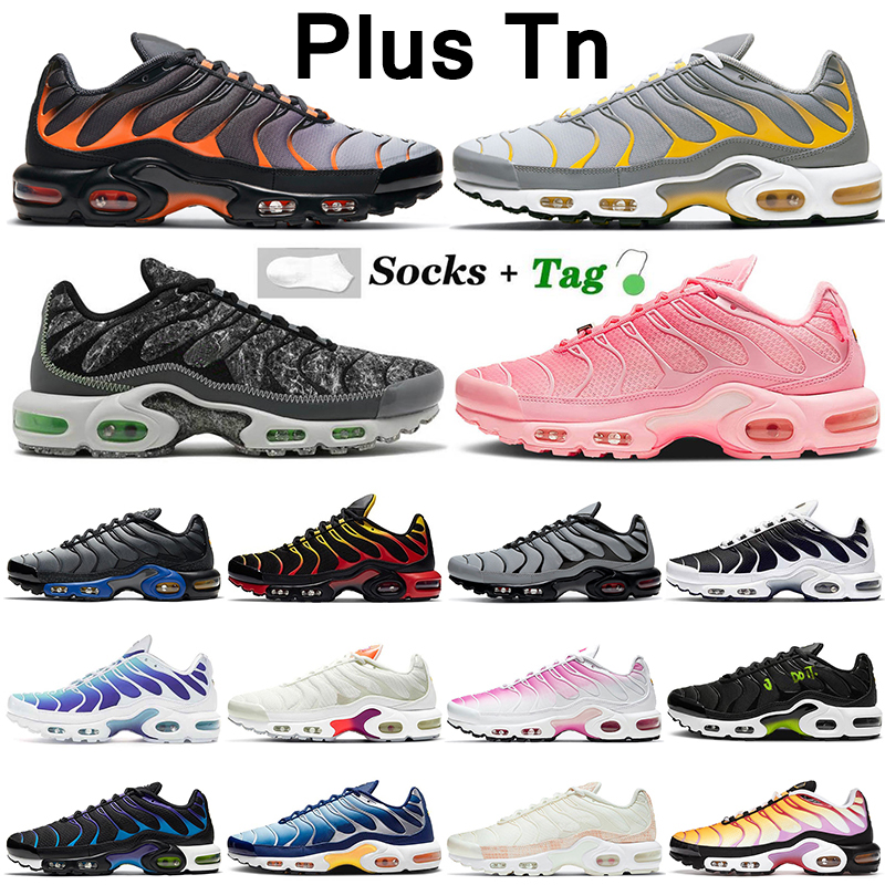

tn plus mens women trainers running shoes White Black Gold Hyper Jade Royal Atlanta University Blue Breathable sneakers sports tennis size 36-46, A#12 running club 40-46