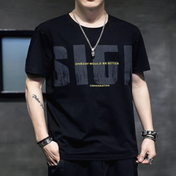 

Men's Clothes t shirts Spring Summer Cotton Fake Two-piece Fashion Casual O-neck Men Streetwear Korean Loose Long-sleeved TshirtHip-hop Pullover Hoodies M, Blue