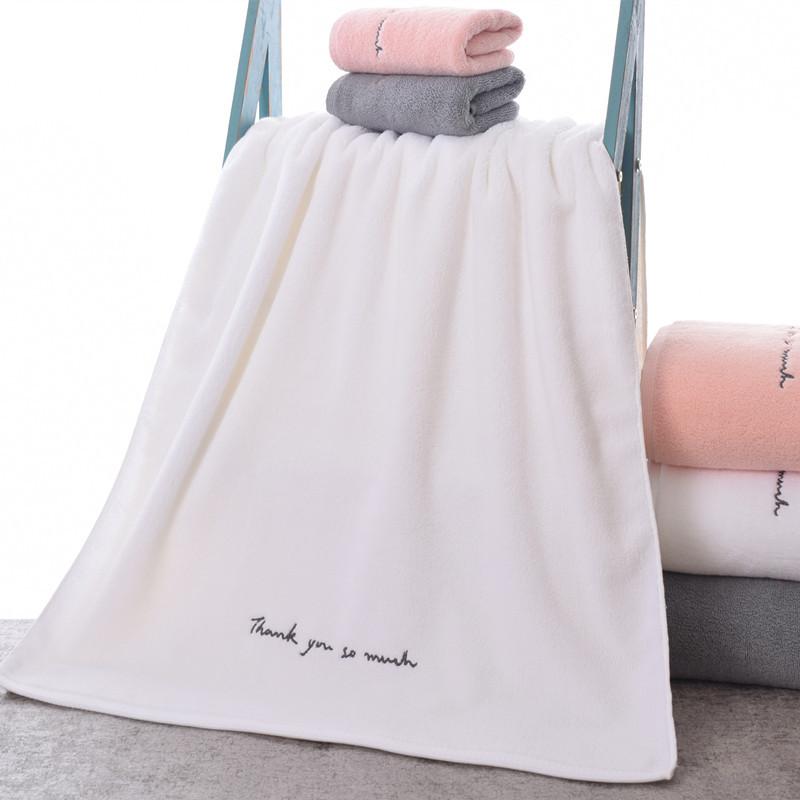 

Egyptian Cotton Towels For Adults Sweet Letters Soft Embroidered Bath Face Towel Bathroom Shower Gift Lovers Towels#99