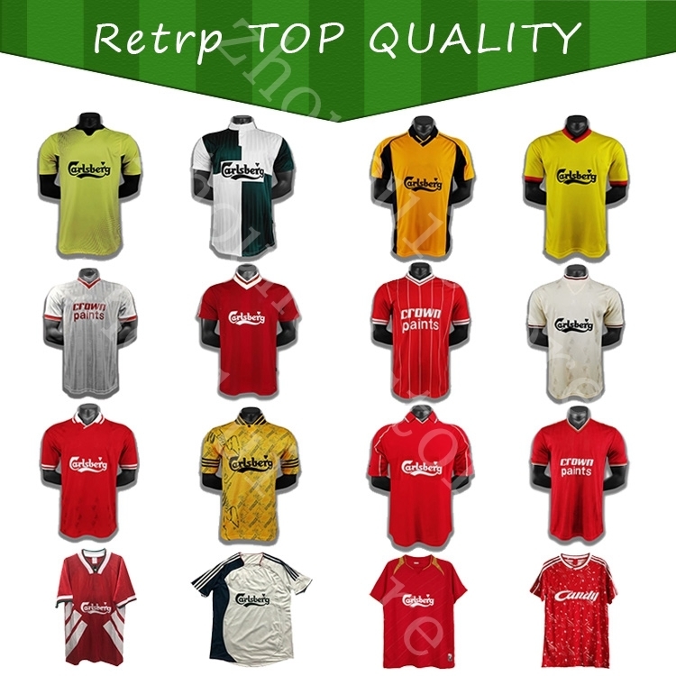 

Mens Retro Soccer Jersey 1982 DALGLISH FOWLER 1989 96 93 85 McMANAMAN Gerrard TORRES Maillot 06 07 Barnes 08 09 Rush 97 95 Football Shirts, 1996-97 away