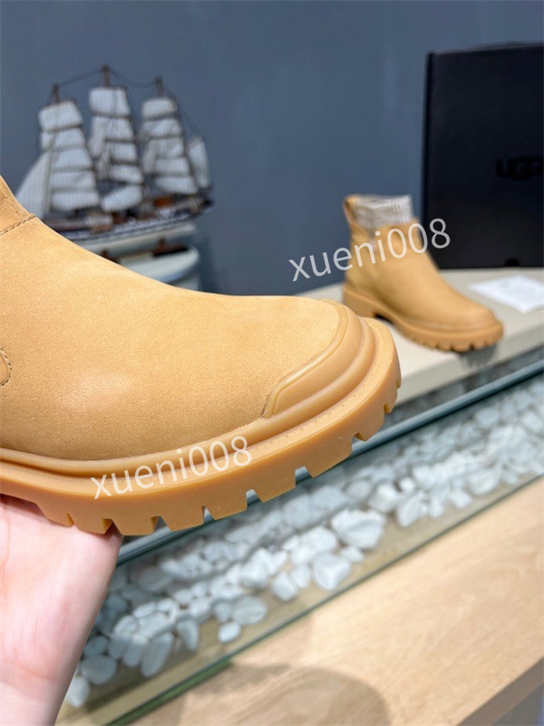 

2021 Designer Luxury Boots Ladies Monolith Runway 35-40 Brixxen WHite leather sock triple sole boot Combat Booties rx211004, 01