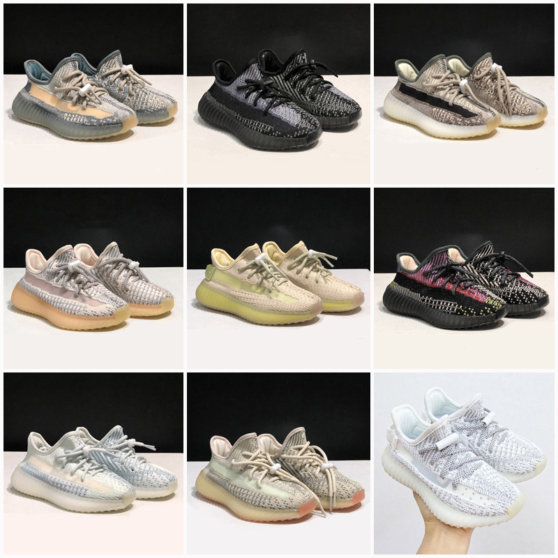 

Baby Kids Kanye West V2 Wave Runner 700 V3 Running Shoes Girl Boy Toddler Trainer Sneakers Children Athletic Black Grey Size 26-35, As photo 5