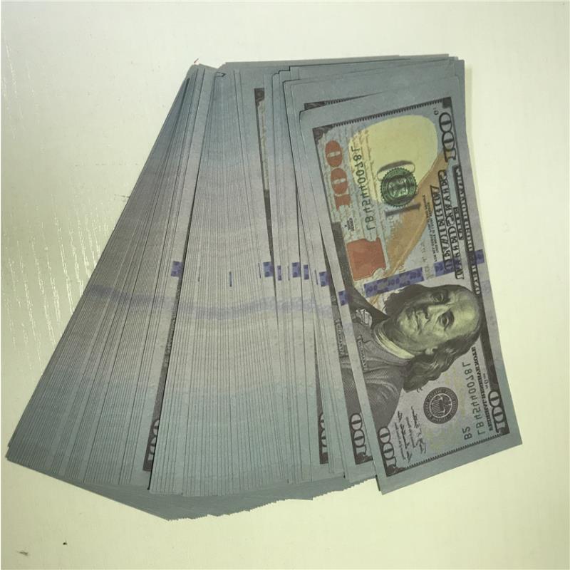 

100-2 U.S. Shipping Pieces/package Currency 100 Paper Wholesale Fast Money Copy Quality Vnelj High Props Crjaq