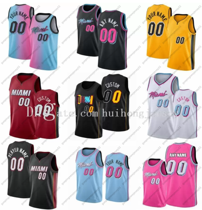 

Custom Jimmy 22 Butler Bam 13 Adebayo Tyler Herro Basketball Jerseys Kyle 7 Lowry PJ 17 Tucker Duncan 55 Robinson Dwyane Udonis Victor 4 Ola, Black;red