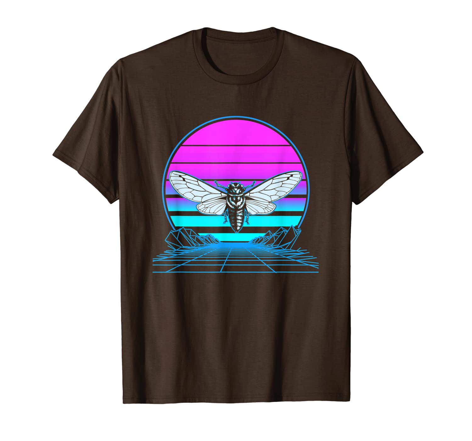 

cicada pastel goth vaporwave t-shirt, White;black