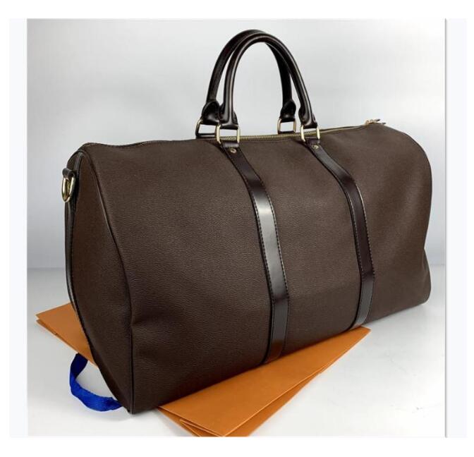 

Designers Luxury premium leather men womens luggage handbags bags 45-55CM, Brown